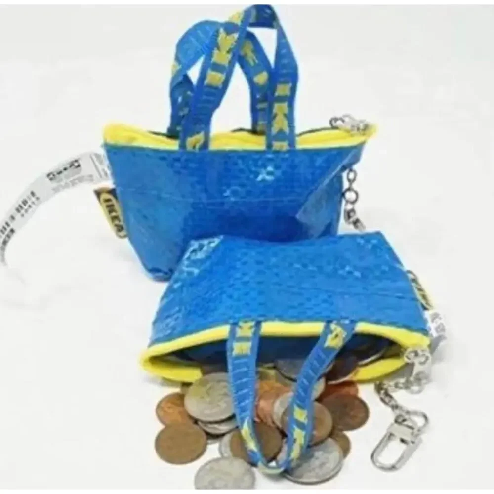 NEW ~  10 IKEA Knolïg Bag Mini Tote Keychains